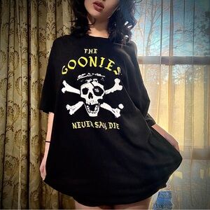 The Goonies Black Graphic Tee - Short Sleeve